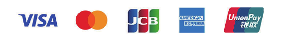 VISA / Mastercard / JCB / American Express / UnionPay